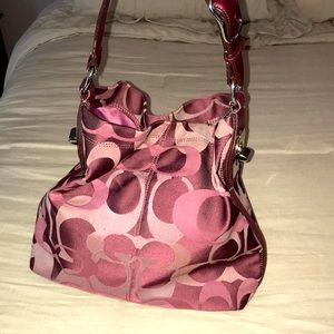 Coach authentic hobo signature bag